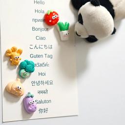 5 peças um conjunto de bonito geladeira ímã cartoon vegetal placa fotos adesivos magnéticos para casa e cozinha decoração - Image 2