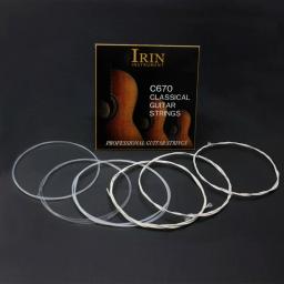 IRIN-C670 Cordas De Guitarra Clássica, Peças De Reposição, Núcleo De Nylon Transparente, Acessórios De Instrumentos Musicais De Prata - Image 3