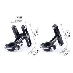 Bicicleta ajustável Water Bottle Holder, MTB Bike Adapter, gaiola de garrafa duplo, Mount Handlebar, Rack Mount, 1Pc - Image 5