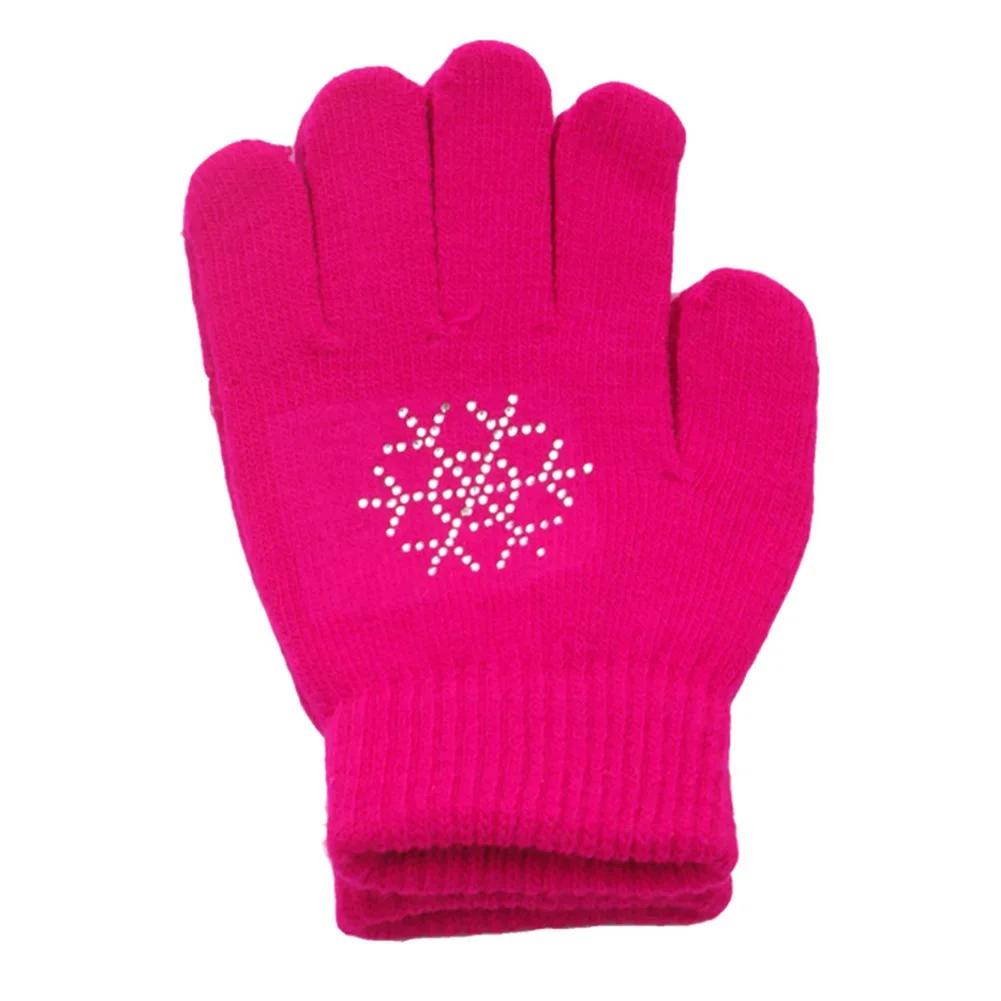 Luvas infantis de patinação elástica antiderrapante, luvas quentes, patinação artística, esportes no gelo, inverno - Image 1