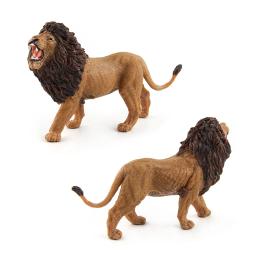 Animais selvagens modelo simulado realista do leão, material do PVC, coleção da família do leão, brinquedos da decoração para crianças, presentes do aniversário - Image 5