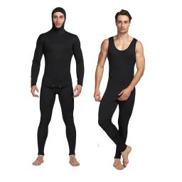 Roupa de mergulho 3mm de mergulho de duas peças ao ar livre quente à prova dwaterproof água traje de surf - Image 1