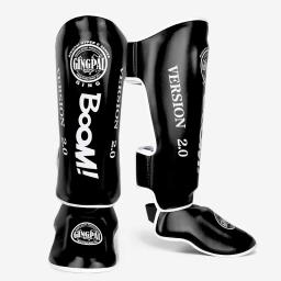 Muay Thai Leg Protector, Sanda lutando com os pés, Protetores de canela, Engrenagem de proteção de boxe engrossado - Image 5