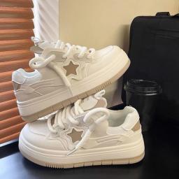Tênis Star Walking Platform, sola grossa, tênis de corrida confortáveis, sapatos de skate antiderrapantes, esportes ao ar livre, Y2K - Image 4