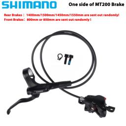 Shimano mt200 freio a disco hidráulico apenas 1 lado do conjunto de freio mt200 dianteiro esquerdo/direito pinça de freio dianteiro + alavanca de freio para mtb - Image 1