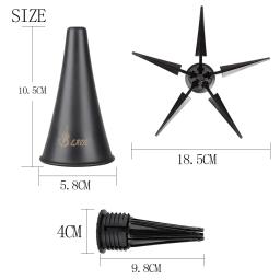 SLADE-Suporte de saxofone dobrável, suporte ABS, Black Metal, acessórios para instrumentos de sopro, suporte de 5 pernas - Image 4