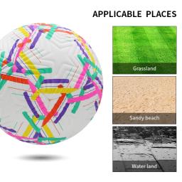 Oficial Tamanho 5 Soft PU Bola De Futebol, Bolas de Formação Profissional, Futebol ao ar livre, Profissional Sem Costura, Alta Qualidade, Match Group, Mais Novo - Image 3