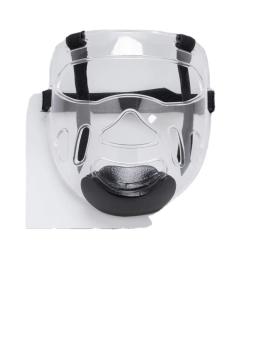 Taekwondo máscara removível proteção facial transparente engrossado máscara capacete de formação protetora viseira kung fu artes marciais - Image 2
