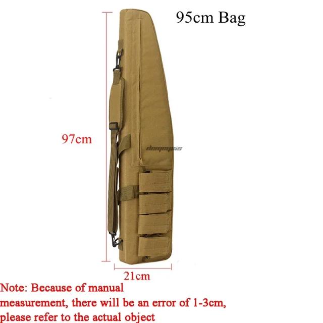 Bolsa Tática Resistente para Transporte de Armas - 71cm, 95cm e 115cm para Paintball, Caça e Tiro com Ombro