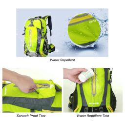 40l resistente à água mochila de viagem acampamento caminhada portátil daypack trekking escalada volta sacos ciclismo ombro mochila para homens - Image 3