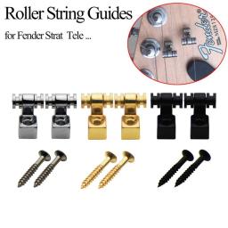 Guitarra elétrica cabeça bola compressão fivela, fivela do rolo, prata e preto, acessórios de guitarra folclórica, 2pcs - Image 6