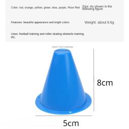 Plástico Skate Marcador Cones, Marcação Cup, Patinação Roadblock Acessórios, Treino Futebol, Equipamento de Futebol, 8cm - Image 5