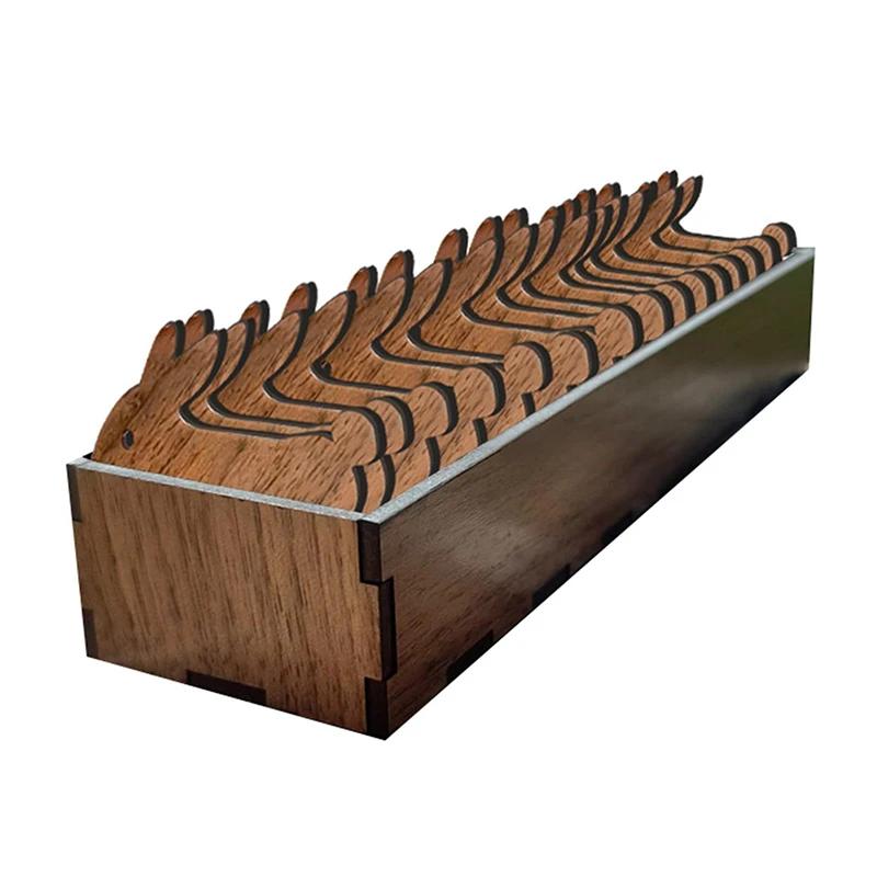 Bobinas de madeira animais criativos Carretéis de linha vazios para fio fio fio fitas carretel, acessórios de costura, ferramentas para artesanato de madeira DIY - Image 1