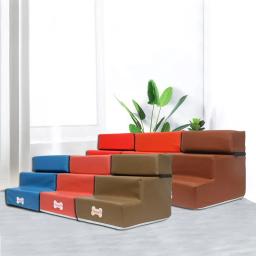 Anti-Slip removível Pet Bed Escadas, 3 Passos Ramp Ladder, Casa pequena para cães e gatos, Pet Supplies, Hot - Image 6