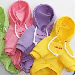 Moletom com touca para cachorro, roupa para outono e inverno para cães e gatos chihuahua - Image 4
