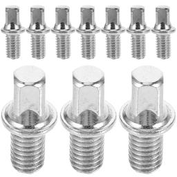 Drum Screw Fittings Set Acessórios, Pedal Shaft Kit, Drumming Setup, Jazz Parafusos, Prata Chapeado Ferro Parafusos, 10 Pcs - Image 1