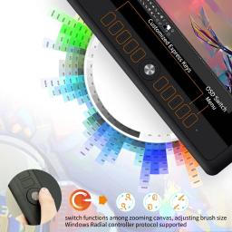 Gaomon-pd156pro tablet gráfico para desenhar, 15.6 polegadas mesa digitalizadora full-laminada ips tela hd com 8192 níveis de caneta sem bateria - Image 5