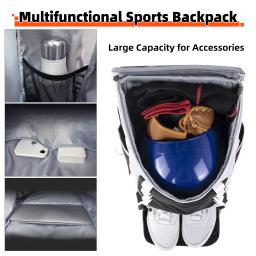 TPAID-Mochila De Beisebol Com Compartimento De Sapatos Para Jovens, Bolsa De Esportes, Treinamento De Softball, Grande Capacidade, 20,5" - Image 5
