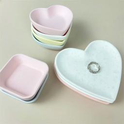 Forma De Coração De Concreto Moldes De Silicone, DIY Artesanal Resina Epóxi, Bandeja De Armazenamento De Jóias, Molde De Panela De Flores De Gesso, Decoração De Casa - Image 1