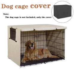 Universal Dog Gaiola Capa, 210D Oxford Fio Crate, impermeável, poeira Capas, ao ar livre, impermeável, proteção solar, durável Pet Kennel Caso - Image 1