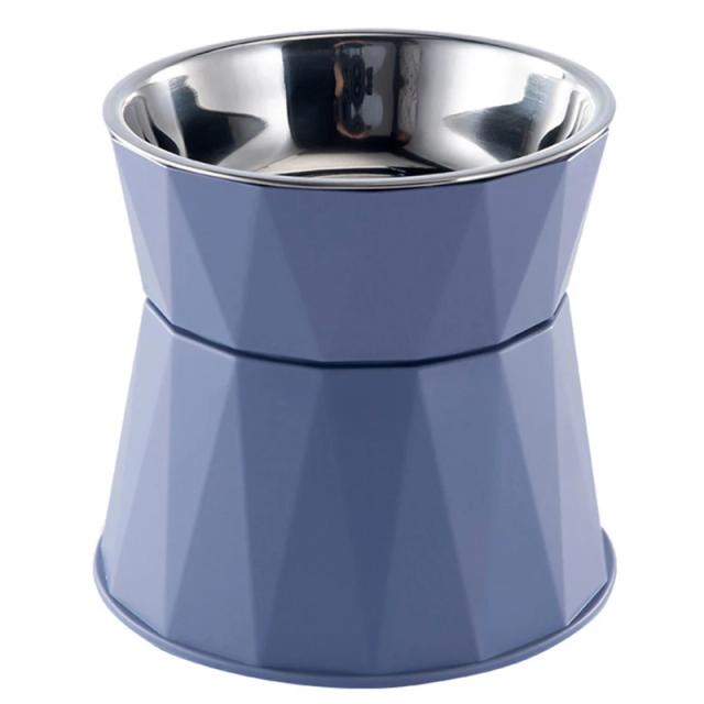 Tigela Elevada de Aço Inoxidável para Alimentação de Animais de Estimação, Ideal para Ração e Água