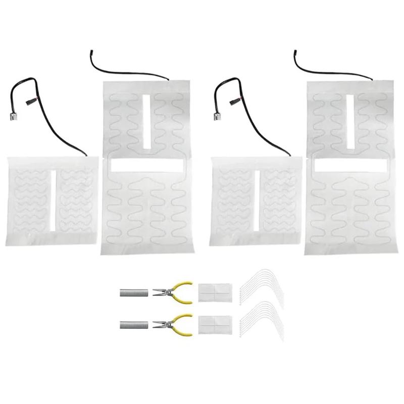 2 conjuntos de kit de almofada de elemento aquecedor de assento para Cadillac Escalade ESV EXT para Chevrolet Suburban Silverado para GMC Sierra Yukon 15193975 - Image 1