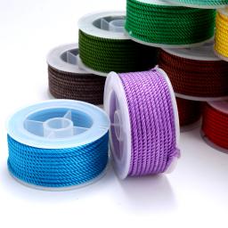 Milan fio para fazer jóias, 1,5mm, 37 cores, trançado, frisado, pulseira, colar, borla, acessórios diy - Image 5