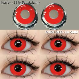 Eyeshare-Lentes de Contato Multicoloridas para Olhos, Anime, Halloween, Cosplay, Maquiagem, Olhos, Cor, 1 Par - Image 5