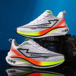 Sapato de maratona masculino, sapatilhas casuais, calçado desportivo de corrida, leve, sapatilhas atléticas respiráveis, calçado masculino - Image 4