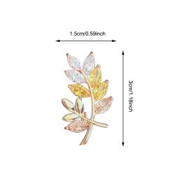 Broches De Flor De Cristal Para Mulheres, Broches De Coração De Luxo, Alfinete De Lapela De Cristal, Emblemas De Roupas, Presente De Jóias Corsage, Moda - Image 6