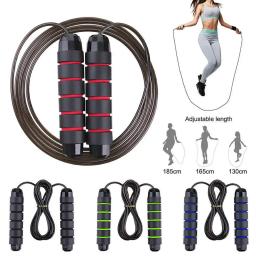 2.8/3m cordas para pular crossfit portátil equipamentos de fitness aeróbica fio aço rápido pular corda boxe yoga para mulher homem weightLoss - Image 1