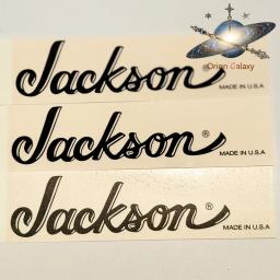 Waterslide Transferência Guitarra Pescoço Cabeça Adesivo, Headstock Decalque, Adequado para Jackson Charvel, Guitarra Elétrica, 3pcs - Image 5