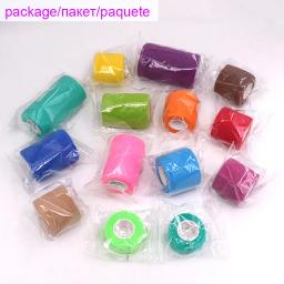Elastoplast para protetor esportivo, suporte atlético, auto-adesivo, bandagem elástica, envoltório para joelho, dedo, tornozelo, palma, 18 cores - Image 5