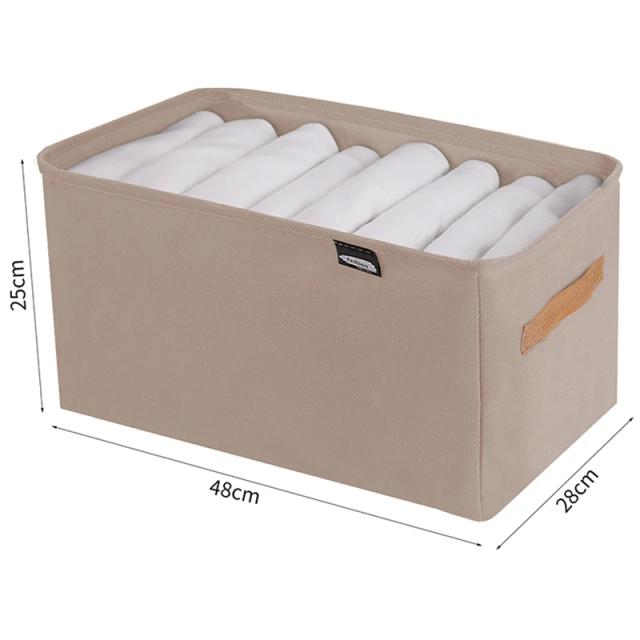 Organizador Dobrável de Aço para Roupas - Caixa de Armazenamento para Jeans e Calças, Ideal para Guarda-Roupas e Armários