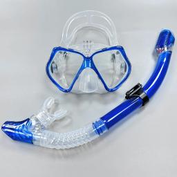 Conjunto de máscara de mergulho para gopro, câmera esportiva subaquática, óculos de natação profissional anti-nevoeiro, tubo de snorkel seco para adultos - Image 4