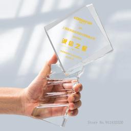 High-end cristal personalização prêmio, excelente prêmio reconhecimento empregado, medalha de vidro, impressão a cores, decoração home troféu - Image 6