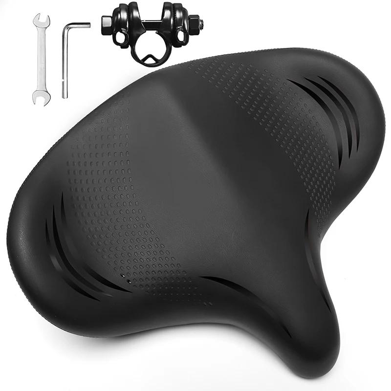 Bucklos ergonômico oversized sela da bicicleta ampliar engrossar longa distância ciclismo sela macia e confortável sela de grandes dimensões - Image 1
