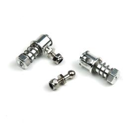 M3 CNC Alumínio Ball Joint, Linkage Rod, Ball Head Connector, L20 mm, M3 Rod End para DIY RC Gasolina Barco Servo Peças De Reposição, 2Pcs - Image 3