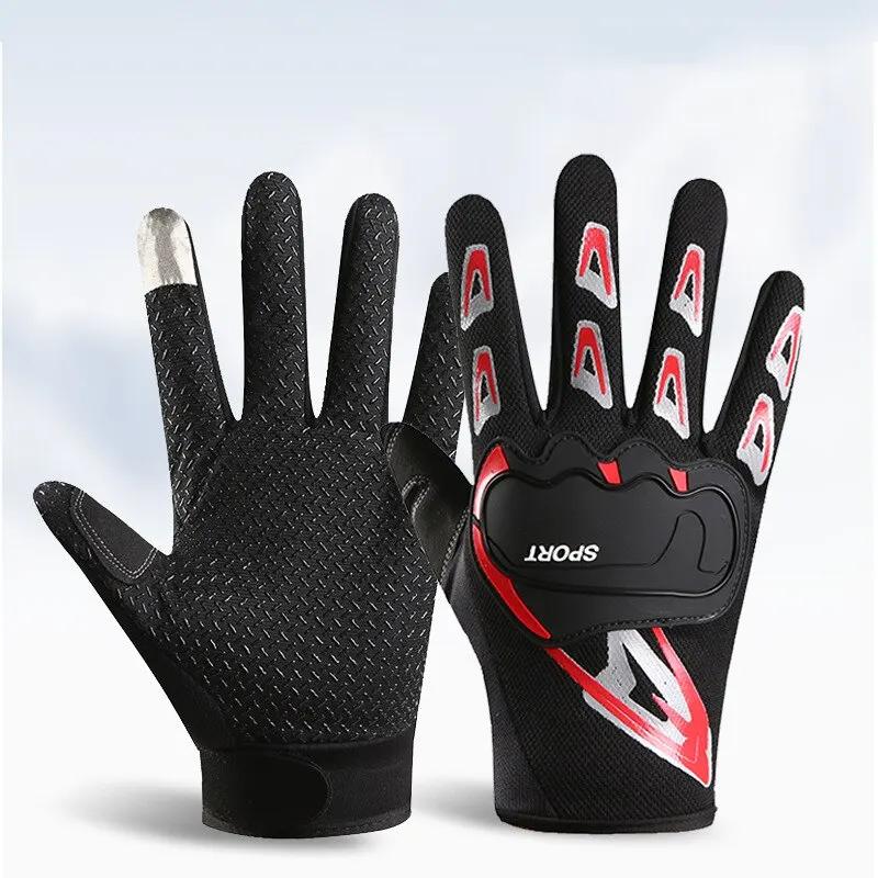 Motocicleta dos homens Equitação Luvas Outdoor Sports Fitness Shockproof e Anti Slip Luvas de equitação de proteção ao ar livre - Image 1
