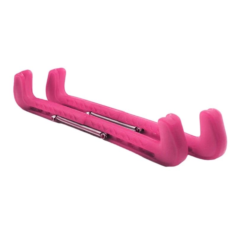 1 par ajustável skate para hóquei figuras patinação no gelo lâmina capa protetor lâmina skate guardas no - Image 1