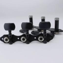 Afinador de guitarra acústica clássica Tuning Keys, Pegs de aço, cabeças de máquina, preto, 1 conjunto - Image 1
