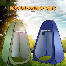 Barracas de acampamento pop up portáteis, tenda de chuveiro de privacidade, acessórios de acampamento espaçosos para caminhadas, praia, banheiro ao ar livre, chuveiro, banheiro - Image 6