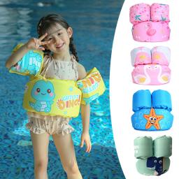 Espuma Cartoon Life Jackets para crianças, Anéis de natação do bebê Anel do braço Colete de flutuabilidade Vestuário flutuante Casacos de segurança - Image 1