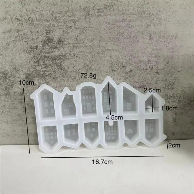 Molde de Silicone Europeu para Decoração Criativa em Gesso e Cola