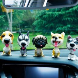 Nodding Dog Funny Shaking Head Toys, Bonecas Bobblehead Puppy, Swing Car Ornamentos, Home Auto Interior Decor, Brinquedos do painel do carro, Bonito - Image 1