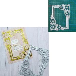 Corte de metal morre para papel Scrapbooking, gravação estêncil, modelo em relevo, artesanato faca, soco de lâmina, quadro fundo - Image 3