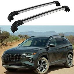 Barras transversais do telhado para barras transversais, trilho do telhado, apto para Hyundai Tucson NX4 2021-2023, 2pcs - Image 1