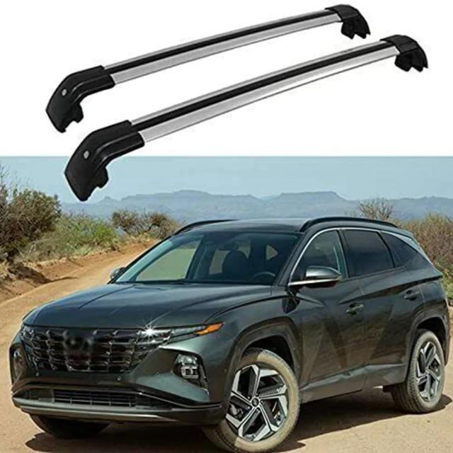 Barras Transversais para Telhado Hyundai Tucson NX4 2021-2023 - Kit com 2 Peças