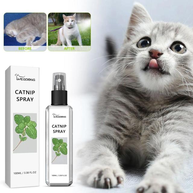 Spray Magnetizante de Catnip para Gatos: Ingredientes Saudáveis para Estímulo, Relaxamento e Treinamento