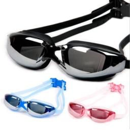 Óculos de natação anti-nevoeiro profissionais para homens e mulheres, impermeável, ajustável, silicone, lente de proteção UV, presentes para adultos - Image 2